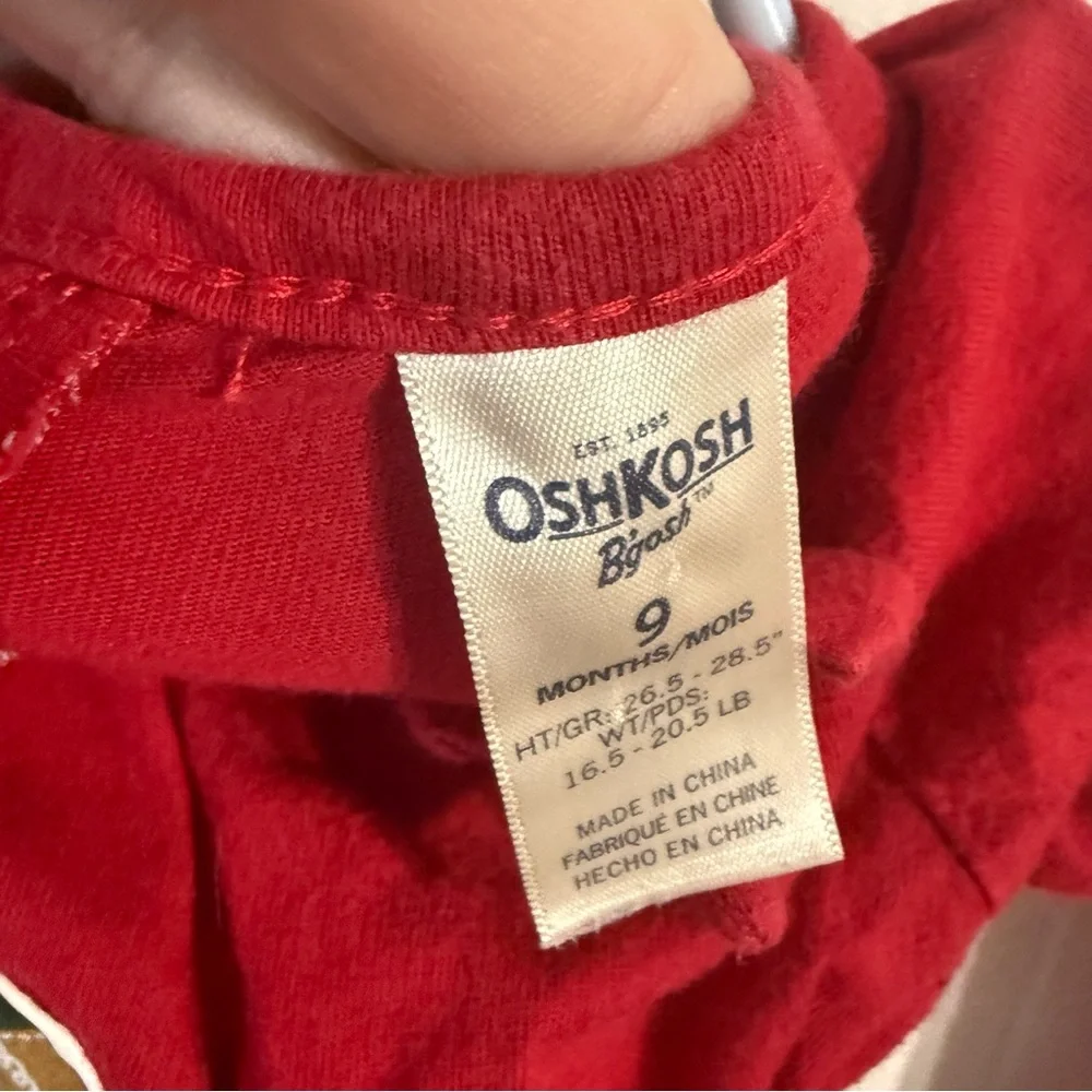 OshKosh‎ B'gosh Red and Green Gingerbread Dress